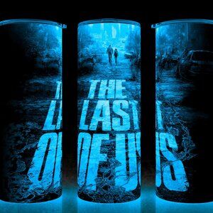 Glow in the Dark The Last of US TV Show - Joel and Ellie Cup Mug Tumbler